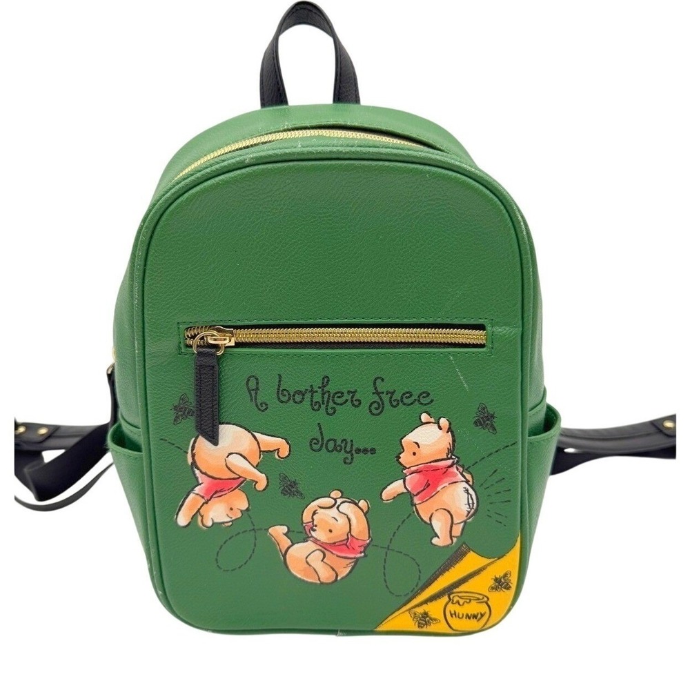 Dani By Danielle Nicole Unisex Green Disney Winnie The Pooh‎ Print Mini Backpack